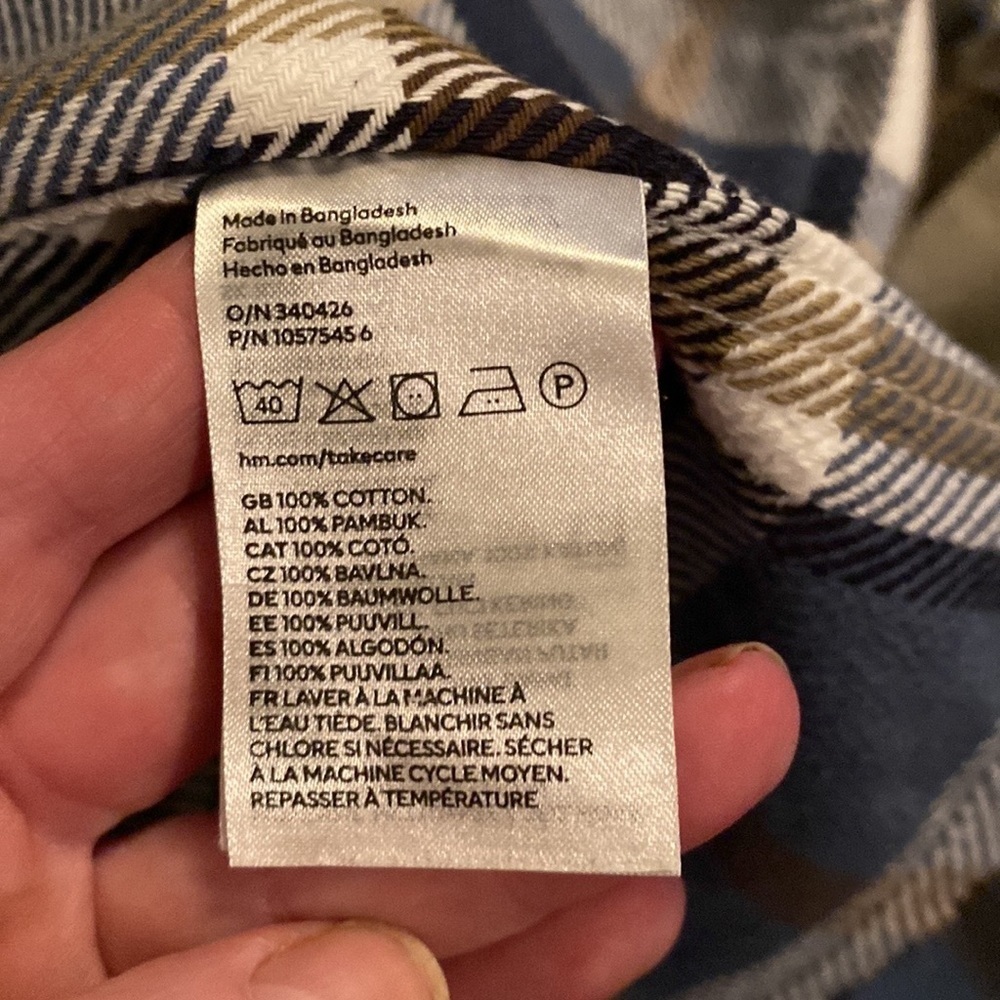 H$m Shacket size 10-12 kids - Picture 8 of 9